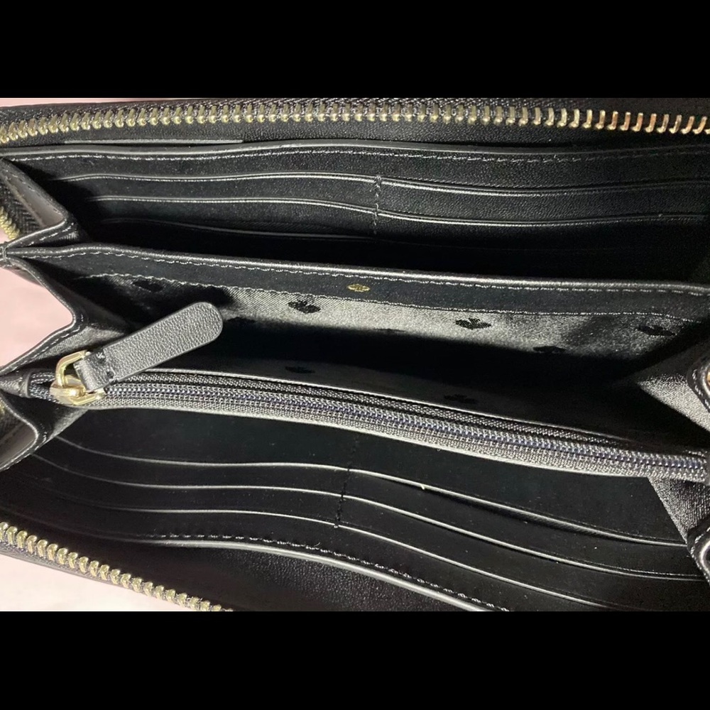 👛NWT Kate Spade Zip Around Wallet Glitter - Picture 5 of 5